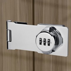 언락 180도 비밀번호 잠금장치(2구) (실버)